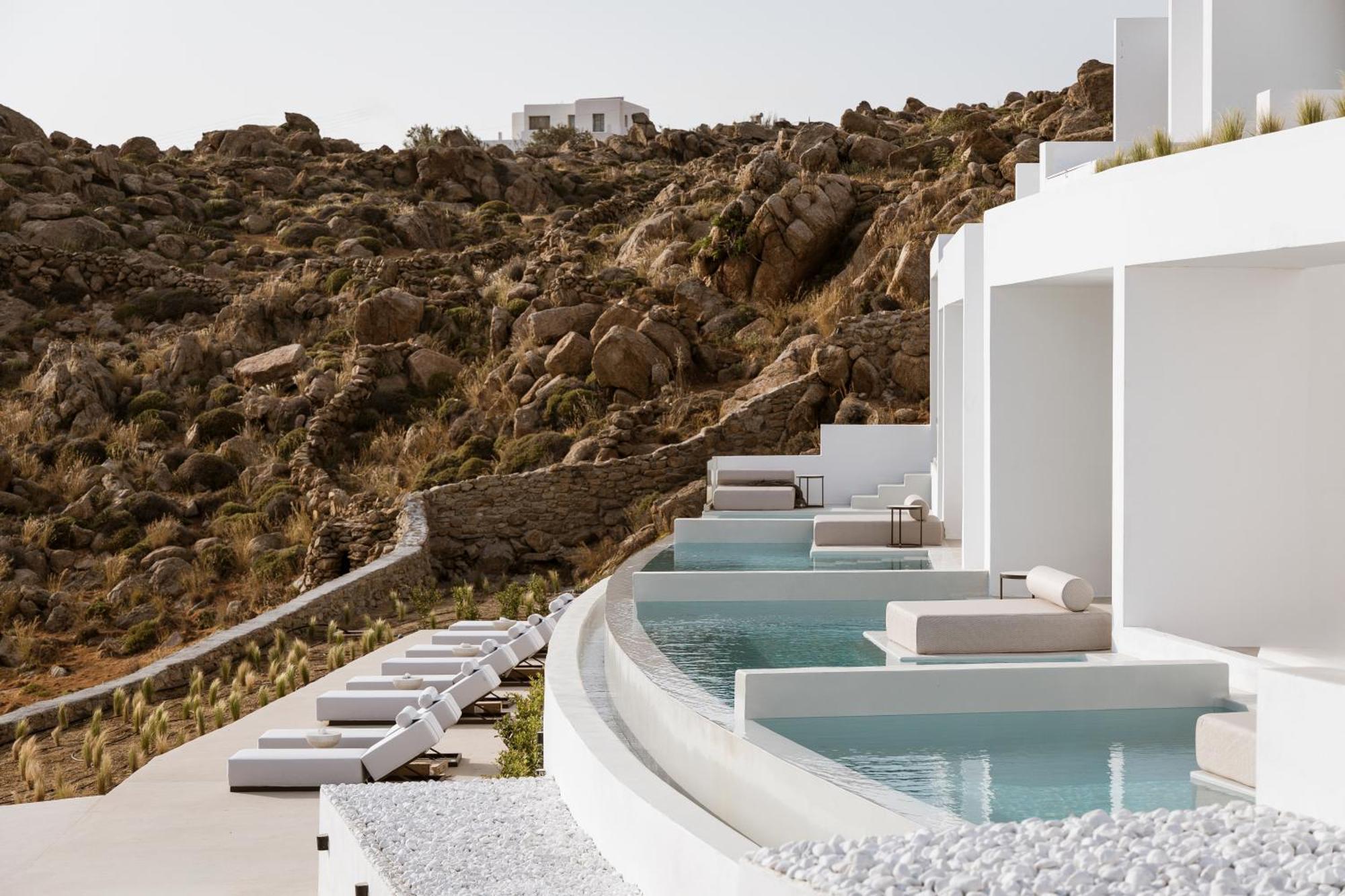 Готель Mykonos Flow - Super Paradise Mykonos Town Екстер'єр фото