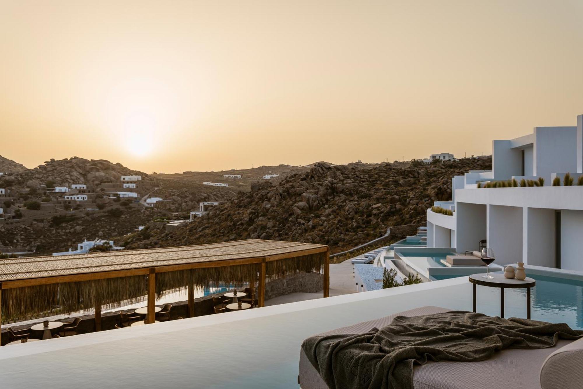 Готель Mykonos Flow - Super Paradise Mykonos Town Екстер'єр фото